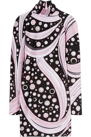 Puccini Robe courte à imprimé Fontane