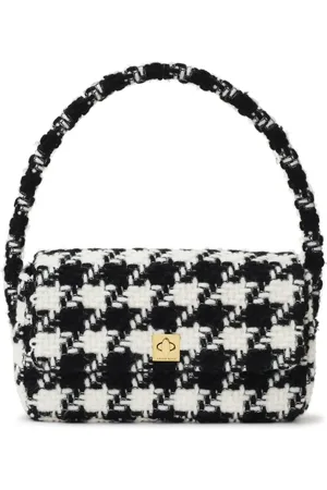 ANINE BING Sac porté épaule Nico à motif pied-de-poule