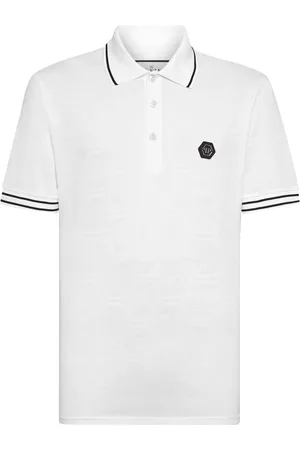 Philipp Plein Polo en coton à logo appliqué