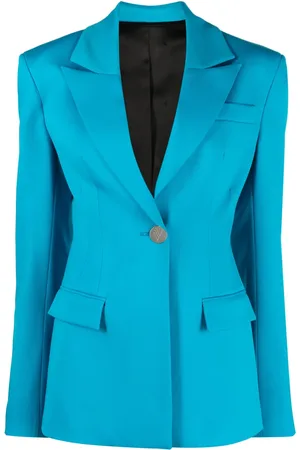 The Attico Blazer en laine vierge à revers pointus