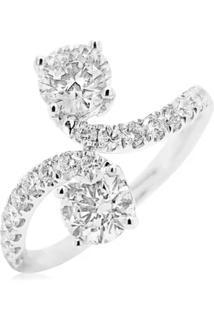 HYT Jewelry Bague en platine sertie de diamants