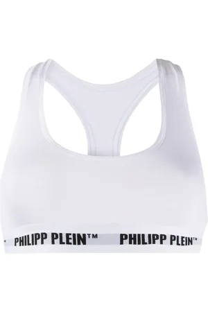 Philipp Plein Brassière de sport à bande logo