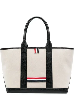 Thom Browne Sac cabas à détail tricolore