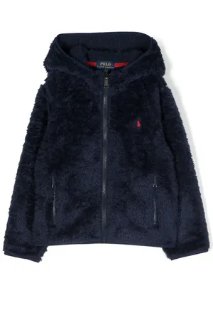 Ralph Lauren Veste en fourrure artificielle à logo