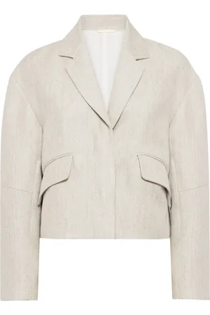 Brunello Cucinelli Blazer à ornements métalliques