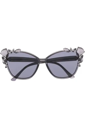 Jimmy Choo Lunettes de soleil teintées à monture papillon