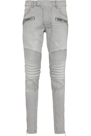 Balmain Jean Biker à coupe slim