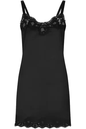 Dolce & Gabbana Caraco en soie à empiècements en dentelle