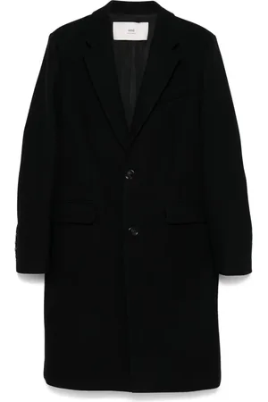 Ami Manteau droit à simple boutonnage