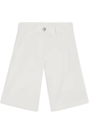 VERSACE Short en jean à patch logo