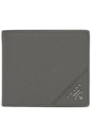 Prada Portefeuille en cuir Saffiano à design pliant