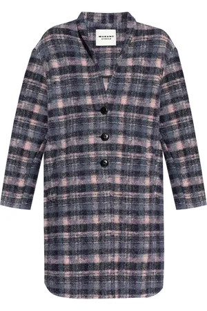 Marant Etoile Manteau Gabriel à carreaux