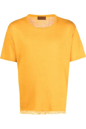 Alanui T-shirt en lin à logo brodé