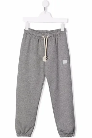 Acne Studios Pantalon de jogging en coton à patch logo