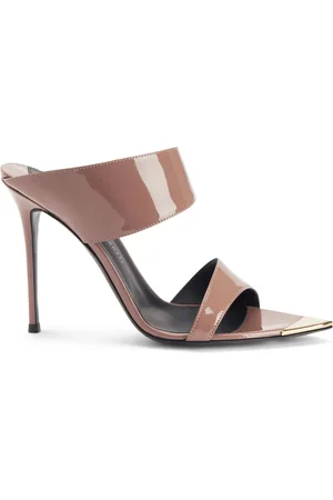 Giuseppe Zanotti Mules Intrigo Allure à fini verni 90 mm