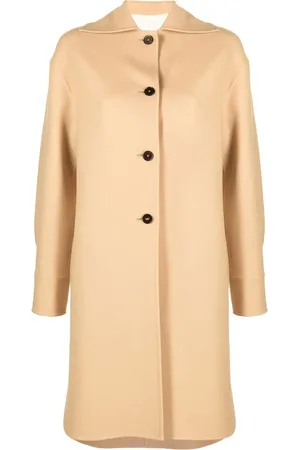 Jil Sander Manteau en cachemire à simple boutonnage