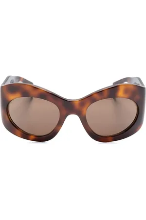 Gucci Lunettes de soleil à monture ovale