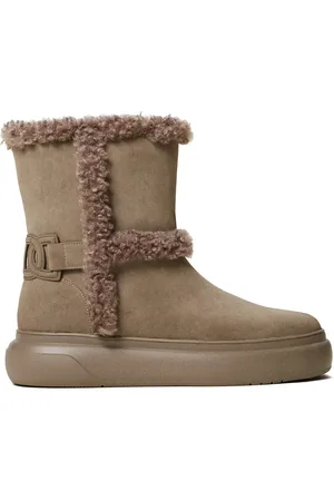 Twin-Set Bottines à détail en fourrure