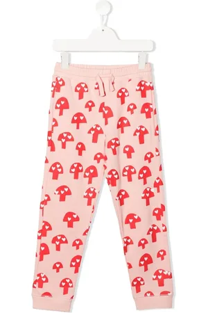 Stella McCartney Pantalon de jogging en coton à imprimé graphique