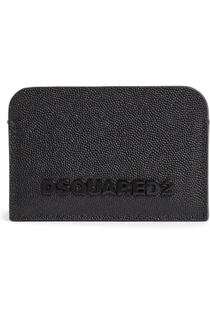Dsquared2 Porte-cartes en cuir à logo embossé