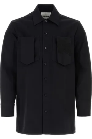 Jil Sander Chemise en coton à ornements de perles