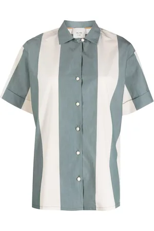 ALYSI Chemise en coton à rayures