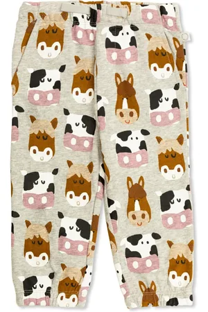 Stella McCartney Pantalon de jogging à imprimé graphique