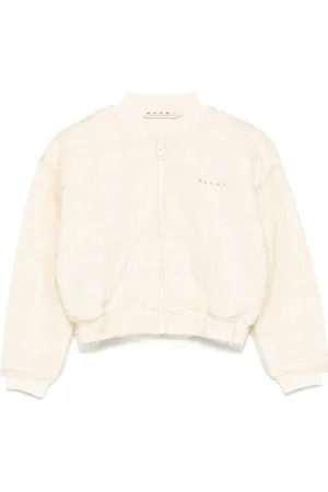 Marni Veste bomber à motif tartan
