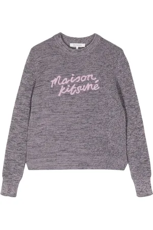 Maison Kitsuné Pull à logo brodé