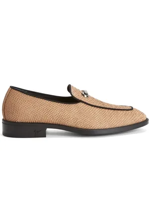 Giuseppe Zanotti Mocassins Snakeprint en cuir