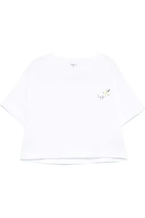 Il gufo T-shirt à logo brodé