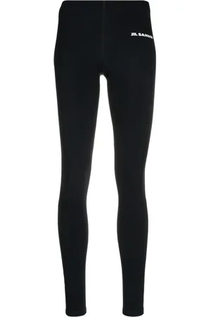 Jil Sander Legging 7/8 à logo imprimé