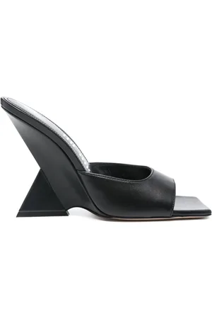 The Attico Mules Cheope 105 mm en cuir