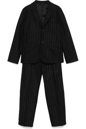 Emporio Armani Costume à fines rayures