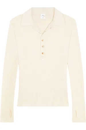 Courrèges Polo en laine mélangée