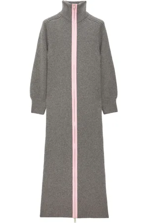 Msgm Robe-portefeuille à bords contrastants