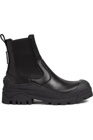 Dsquared2 Bottines en cuir à étiquette logo