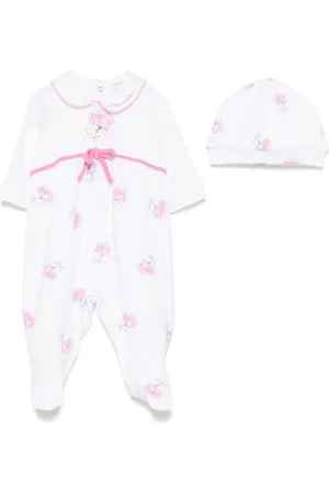 MONNALISA Trousseau de naissance à rose imprimée