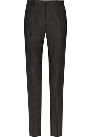 Dolce & Gabbana Pantalon de costume en laine à carreaux