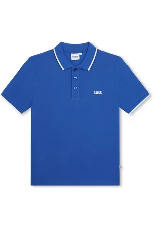 HUGO BOSS Polo en coton à logo imprimé