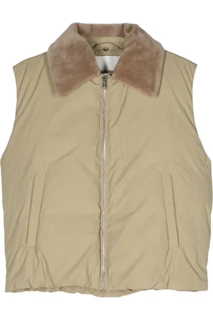 Nanushka Gilet matelassé à col en polaire