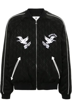Marine Serre Veste bomber Moon Diamant en jacquard