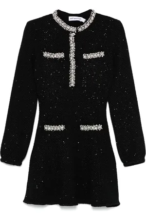 Self-Portrait Robe courte à sequins