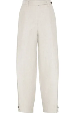 Brunello Cucinelli Pantalon en lin