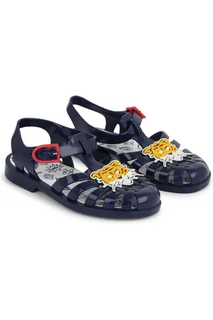 Kenzo Sandales vernies à logo appliqué