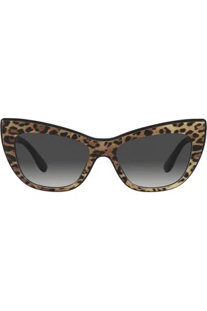 Dolce & Gabbana Lunettes de soleil à imprimé léopard
