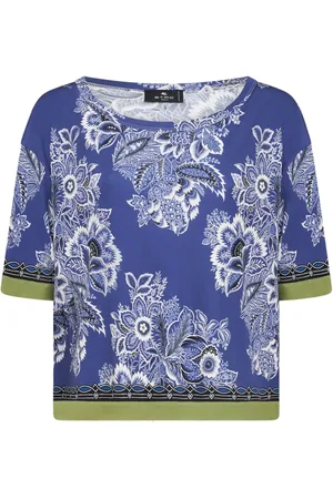 Etro Blouse à bords contrastants