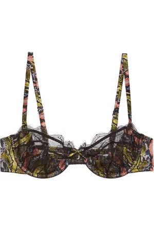 FLEUR DU MAL Soutien-gorge en dentelle fleurie à balconnets