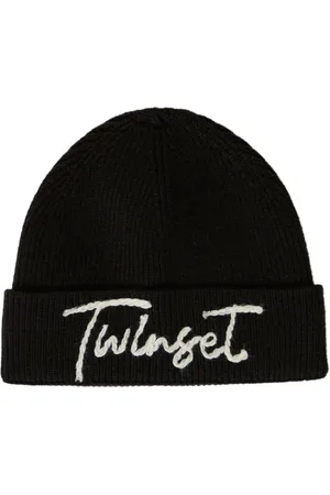 Twin-Set Bonnet à logo brodé