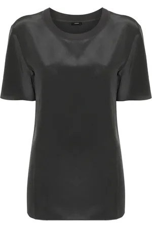 Joseph T-shirt Soie Rubin